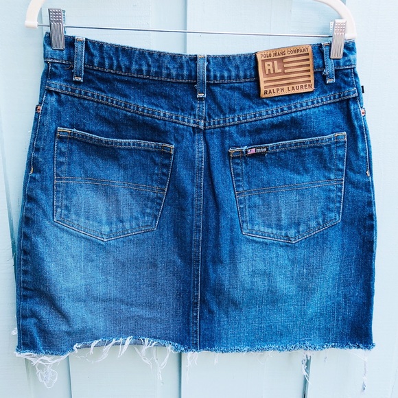 ralph lauren jeans skirt